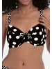 ROSA FAIA Bikini-Top Summer Dot in Schwarz-Weiß