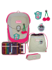 Scout Sunny II Schulranzenset 4tlg. in pink cherry