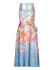 Vera Mont Cocktailkleid mit Blumenprint in Blue/Rosé