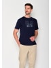 GreenBomb T-Shirt Bike Gravel in Marineblau