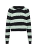 myMo Damen Sweater in SCHWARZ GRÜN