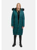 Navahoo Wintermantel Umay in Ocean Green