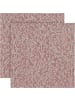 Erwin Müller Jacquard, Baumwollmischung, Gewebt Serviette 2er-Pack Malaga in rosè