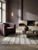 KADIMA DESIGN Teppich Flachgewebe Pflegeleicht HYTHE Streifen Wohnzimmer Modern in Natur