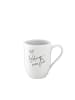 Villeroy & Boch Becher mit Henkel 'Lieblingsmensch' Statement 290 ml weiß in weiß