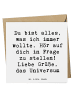 Mr. & Mrs. Panda Klappkarte Spruch Hoffnung und Selbstliebe mit ... in Weiß