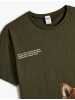 KOTON T-shirt in Khaki