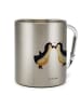 Mr. & Mrs. Panda Tasse Pinguin Liebe ohne Spruch in Silber