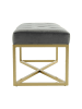 Kayoom Sitzbank Cameron 125 in grau - gold