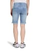 CARTOON Jeans-Shorts mit Stickerei in Blau