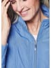 GOLDNER Kurzgröße:  Sportive Übergangsjacke mit Stehkragen in jeansblau