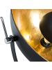 Beliani Stehleuchte THAMES in Schwarz/Gold - (W) 53 x (H) 165 x (L) 53 cm