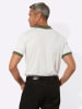 Sieh an! Kurzarm-Poloshirt in ecru-khaki