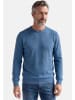 Redmond Pullover Basic in Blau / beige