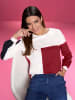 Heine Langarmshirt in marine-ecru-gemustert