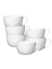 Ritzenhoff & Breker 6er Set Cappuccinotassen Saphir in 320 ml in weiß