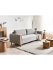 Beliani Schlafsofa KVAM in Grau/Braun - (W) 242 x (H) 85 x (L) 99 cm