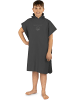 normani Kinder Mikrofaser Badeponcho 10-13 Jahre Camuy in Schwarz