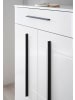 Furn.Design Schuhschrank weiß Hochglanz 80 x 103 cm, Kommode mit Soft-Close