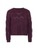 Jalene Damen Sweater in DUNKELLILA