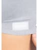 SMILODOX Sport BH Batik Scrunch Icon in Grau