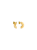 PURELEI Ohrringe Fan Gold
