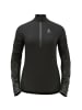 Odlo Midlayer Half Zip Shirt Zeroweight Ceramiwarm in Black