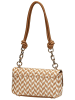Guess Handtasche Tessi Flap Shoulder in Cognac Multi