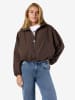 Noisy may Jacke mit Kapuze in Chocolate Brown