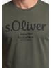 S. Oliver T-Shirt Basic in Blau / Grün