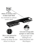 Wenko Turbo-Loc® Duschstangencaddy Mod. Altarella L, Schwarz, Turbo-Loc® Duschstangencaddy Altarella L, Schwarz in Schwarz