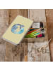 Mr. & Mrs. Panda Geschenkbox Walfisch Thunfisch ohne Spruch in Gelb Pastell