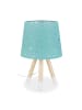 relaxdays Tischlampe Sterne in Mint - (H)40 x Ø25,5 cm