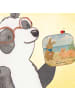 Mr. & Mrs. Panda Bar-Untersetzer Hasen Muschel Design ohne Spruch in Weiß