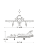 Reobrix 33044 Kampfjet 1012 Teile Klemmbaustein Modell