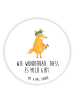 Mr. & Mrs. Panda magnet Fuchs Blumen mit Spruch in Weiß