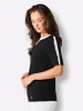 creation L Modal-Shirt in schwarz-ecru