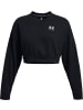 Under Armour Longsleeve "Ua Rival Terry Os Crop Crw" in Schwarz