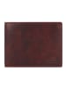 Greenburry Rugged Geldbörse RFID Schutz Leder 12.5 cm in brown