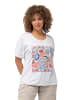 Ulla Popken Shirt in schneeweiß