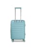 Franky London 4 Rollen Kabinentrolley S 55 cm mit Dehnfalte mint green
