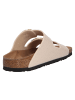 Birkenstock Tieffußbett Pantolette in beige