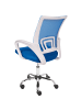 Beliani Bürostuhl SOLID in Blau/Silber/Weiß - (W) 60 x (H) 88 x (L) 60 cm