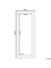 Beliani Wandspiegel CHATAIN in Silber - (W) 50 x (H) 130 x (L) 3 cm