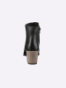 Heine Stiefelette in schwarz-taupe