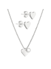 LIEBESKIND BERLIN Schmuck-Set Classy Heart in silber