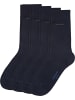 camano Unisex-Socken 4 Paar ca-soft in marine