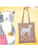 Mr. & Mrs. Panda Tote Bag Italienisches Windspiel mit Spruch in Braun Pastell