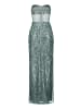 Vera Mont Abendkleid mit Pailletten in Platinum Grey