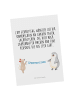 Mr. & Mrs. Panda Postkarte Maus Pinguin Geburtstag mit Spruch in Weiß